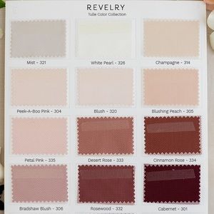 revelry bella tulle dress in rosewood NWT.